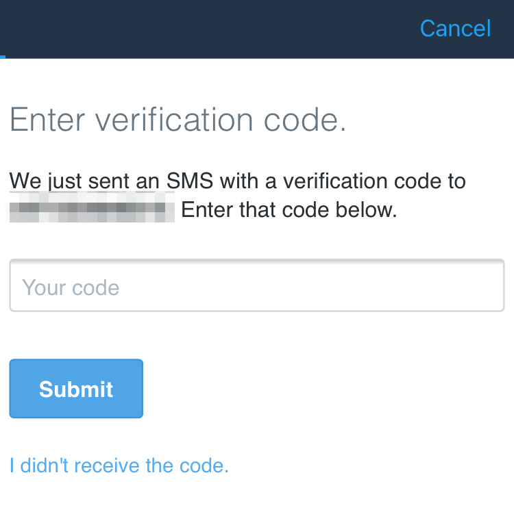 twitter phone number verification